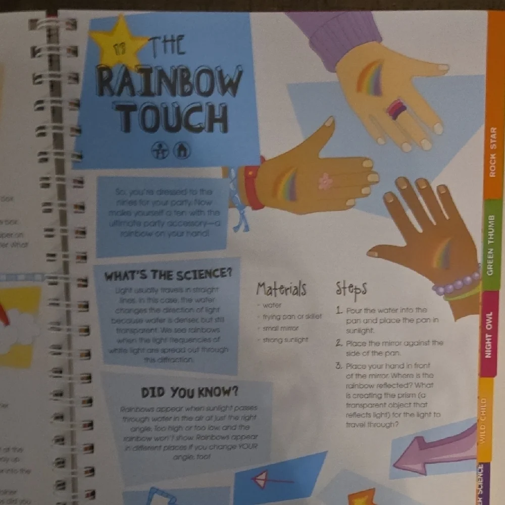 Funky Science Experiment Project Book For Kids. Over 280 Experiments. Ages 6-12
